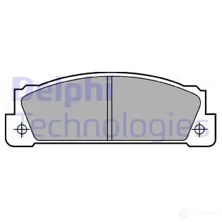 Тормозные колодки дисковые, комплект DELPHI 2007 3 LP253 950102 K441TZK изображение 0