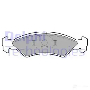Тормозные колодки дисковые, комплект DELPHI 3DNHK N 950244 LP351 5012759301661