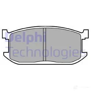 Тормозные колодки дисковые, комплект DELPHI 20 760 950049 LP234 GQSMCR изображение 0