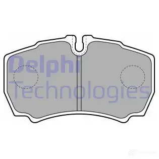 Тормозные колодки дисковые, комплект DELPHI LP1826 949588 LSHY3N 29 123 изображение 0