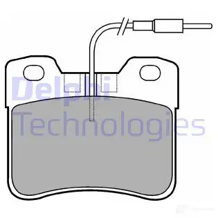 Тормозные колодки дисковые, комплект DELPHI ACW26 21 191 LP563 950389