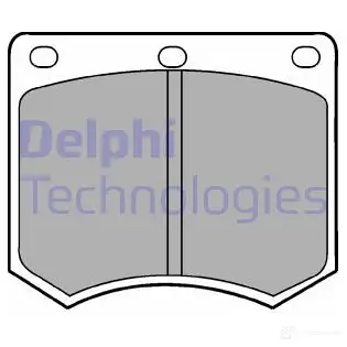 Тормозные колодки дисковые, комплект DELPHI W8SYU LP154 2049 1 949330 изображение 0