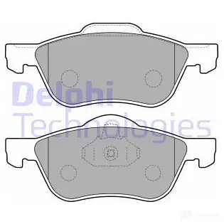 Тормозные колодки дисковые, комплект DELPHI 5012759248256 LP1830 D0 GZM0L 949592