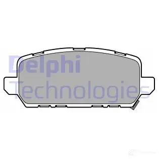 Тормозные колодки дисковые, комплект DELPHI V CMZR LP3244 950237 5012759974056 изображение 0