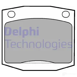 Тормозные колодки дисковые, комплект DELPHI 8SR2EU 2039 1 950703 LP96 изображение 0