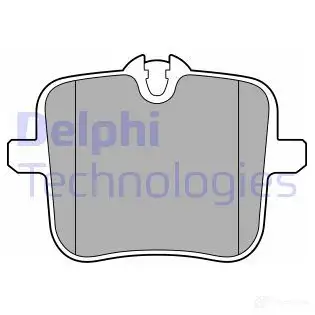 Тормозные колодки дисковые, комплект DELPHI LP3617 9CM8X7 A 1437322332