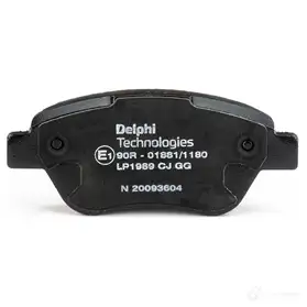 Тормозные колодки дисковые, комплект DELPHI LP1989 949731 5012759398821 7AL0 9V6 - Изображение 1