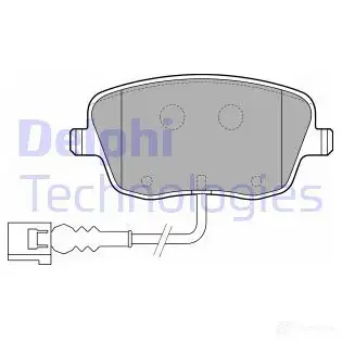 Тормозные колодки дисковые, комплект DELPHI 949512 5012759227275 O1XQDU C LP1754 изображение 0