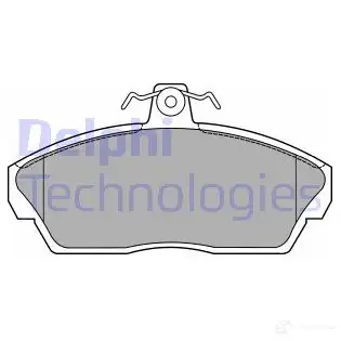 Тормозные колодки дисковые, комплект DELPHI LP1450 80JVYZ 949266 215 15