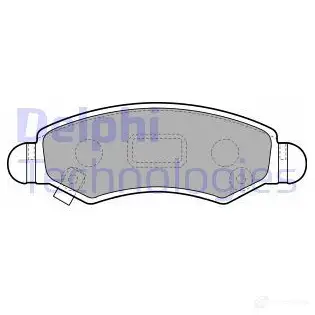 Тормозные колодки дисковые, комплект DELPHI 5012759354001 949657 LP1919 1AVE I