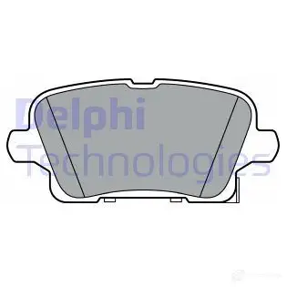 Тормозные колодки дисковые, комплект DELPHI 85F RT1P LP3373 5012759993071 1424794591