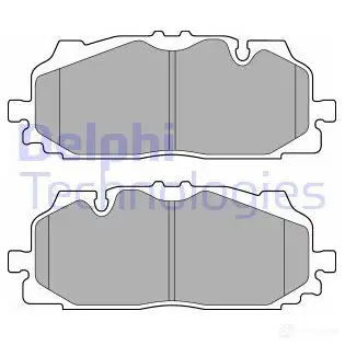 Тормозные колодки дисковые, комплект DELPHI LP3272 7 OP8XE4 1211452241 5012759983126