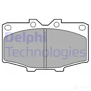 Тормозные колодки дисковые, комплект DELPHI LP448 QJAXZN 950300 208 52 изображение 0