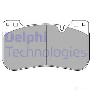 Тормозные колодки дисковые, комплект DELPHI 4BVI7V O 1437322330 LP3626
