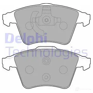 Тормозные колодки дисковые, комплект DELPHI LP2225 949977 5012759455784 V3MLQ W