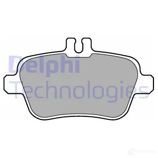 Тормозные колодки дисковые, комплект DELPHI LP2289 C2 4CK 5012759469897 950027