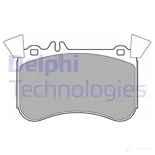 Тормозные колодки дисковые, комплект DELPHI 5012759974032 LP3242 950235 O OZWI