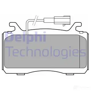 Тормозные колодки дисковые, комплект DELPHI 215 01U 5012759988671 1211452387 LP3310