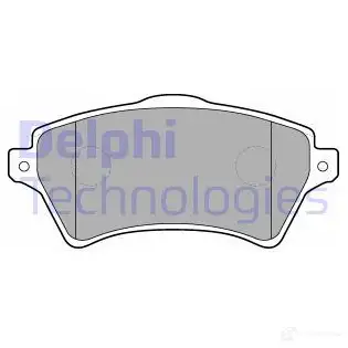 Тормозные колодки дисковые, комплект DELPHI BENEVSY LP1652 2361 5 949409 изображение 0