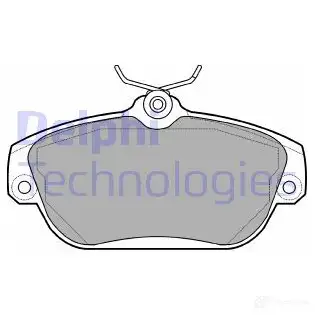 Тормозные колодки дисковые, комплект DELPHI V1BTUF 950670 LP919 20 164