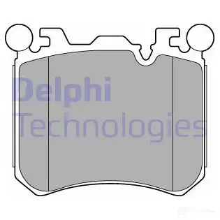 Тормозные колодки дисковые, комплект DELPHI 950025 Z4 ESQ LP2287 5012759467527 изображение 0