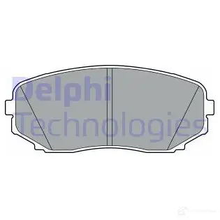 Тормозные колодки дисковые, комплект DELPHI AP7JQ 2H LP3399 1424218719 изображение 0