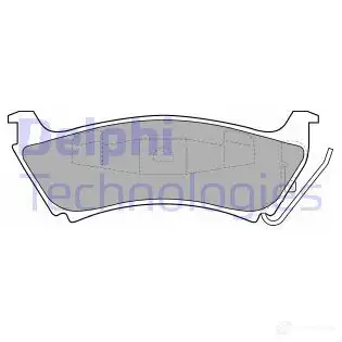 Тормозные колодки дисковые, комплект DELPHI 9BZ9LJ 949291 23 189 LP1501