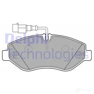 Тормозные колодки дисковые, комплект DELPHI EV HRE LP2043 5012759415894 949787