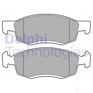 Тормозные колодки дисковые, комплект DELPHI Q204W J8 949883 5012759445914 LP2137 изображение 0