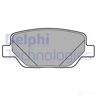 Тормозные колодки дисковые, комплект DELPHI 6GL 4QI 5012759984796 1211452317 LP3290
