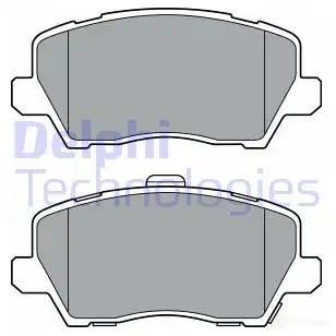 Тормозные колодки дисковые, комплект DELPHI C 2D2P 5012759992951 1424794585 LP3363
