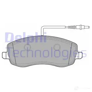 Тормозные колодки дисковые, комплект DELPHI 949921 5012759442180 VIXB H LP2173