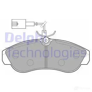 Тормозные колодки дисковые, комплект DELPHI 949506 23 603 LP1749 NTA16 изображение 0