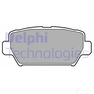 Тормозные колодки дисковые, комплект DELPHI LP3433 2RQ0 72L 1424218699