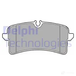 Тормозные колодки дисковые, комплект DELPHI LP3577 1437322855 CV03MQ X изображение 0