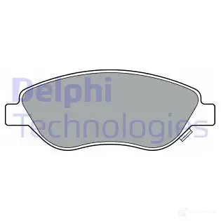 Тормозные колодки дисковые, комплект DELPHI 1424234374 DKM MS LP3360