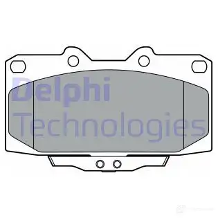Тормозные колодки дисковые, комплект DELPHI 9ERP OGJ 1424218695 LP3409