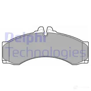 Тормозные колодки дисковые, комплект DELPHI 6LONW 949060 2907 6 LP1046 изображение 0