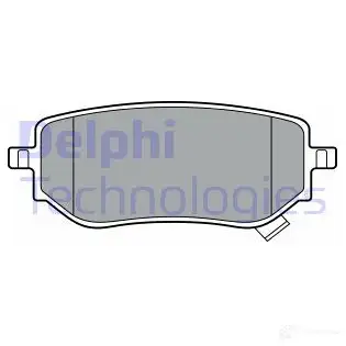 Тормозные колодки дисковые, комплект DELPHI 7O JPN 1424218722 LP3402 изображение 0