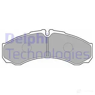 Тормозные колодки дисковые, комплект DELPHI 2912 1 949564 LP1802 GFV3F