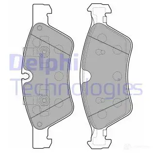 Тормозные колодки дисковые, комплект DELPHI M70 TP 5012759432051 LP2125 949871