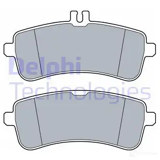 Тормозные колодки дисковые, комплект DELPHI ERI6 UJC 1437323060 LP3542