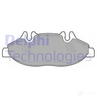 Тормозные колодки дисковые, комплект DELPHI IQ 0W6 5012759369616 LP1947 949686