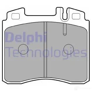 Тормозные колодки дисковые, комплект DELPHI 950599 LP842 2 1303 974HD61