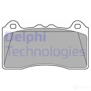 Тормозные колодки дисковые, комплект DELPHI LP3436 T SZ7DIW 1424218702