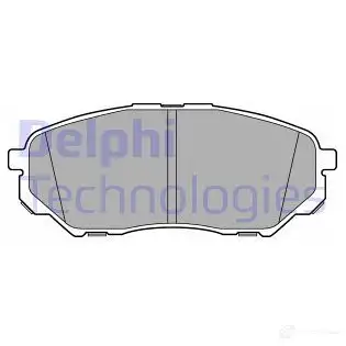 Тормозные колодки дисковые, комплект DELPHI QO 4KG3 5012759536063 950210 LP3186 изображение 0