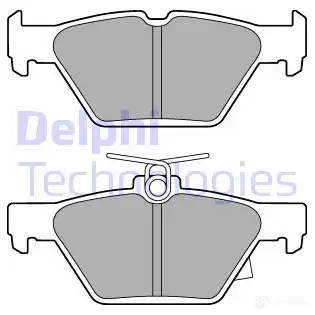 Тормозные колодки дисковые, комплект DELPHI S 0EOTP 1211452219 LP3268 5012759979198