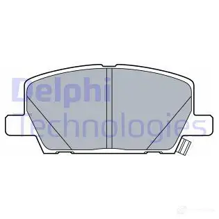 Тормозные колодки дисковые, комплект DELPHI F 4FU8 1437323146 LP3482 изображение 4