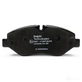 Тормозные колодки дисковые, комплект DELPHI LP2039 29 229 JDMEA4J 949782 - Изображение 1