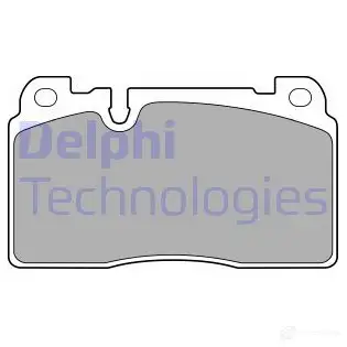 Тормозные колодки дисковые, комплект DELPHI 5012759503119 LP2491 950080 TDV6I 2A изображение 0